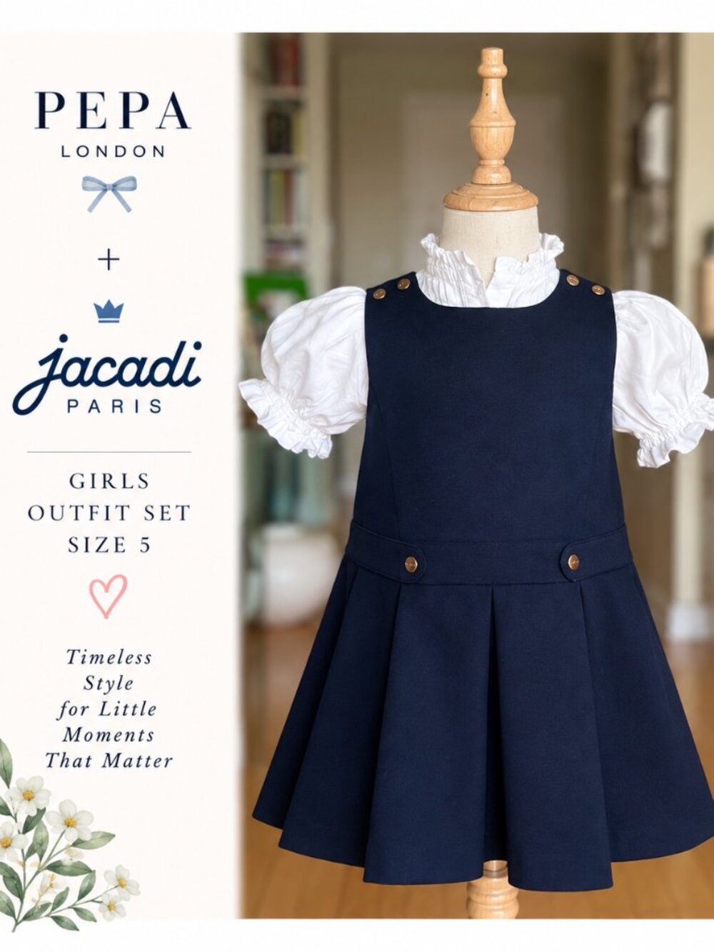 Timeless European Style — A Beautiful Pepa London & Jacadi Paris Girls’ Outfit